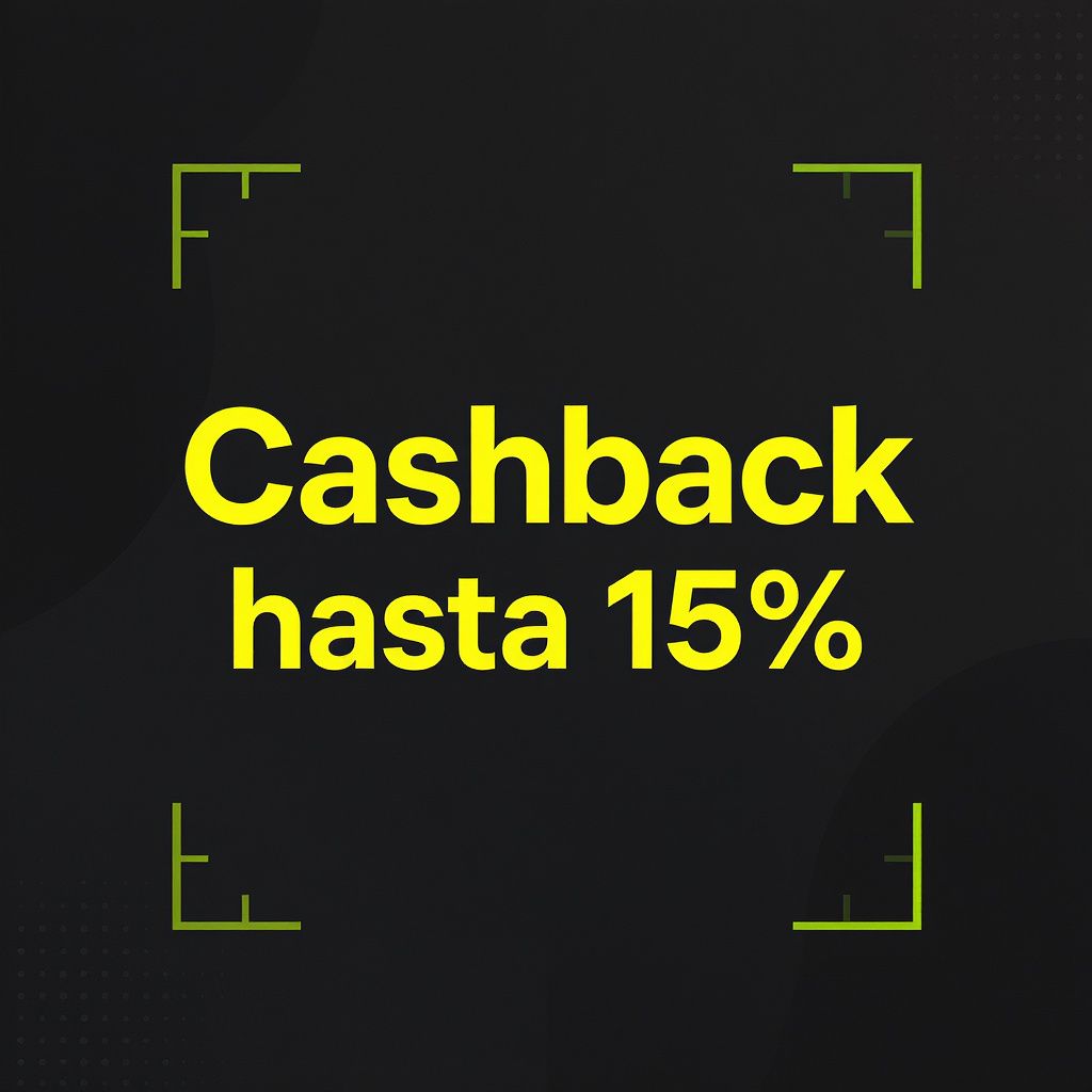 Cashback hasta 15%
